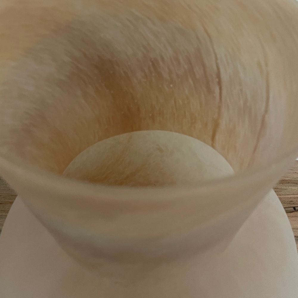 Anthropologie Frosted Glass Decorative Vase - Picture 3 of 8